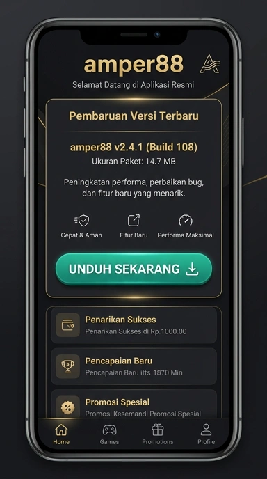 Tampilan halaman APK amper88