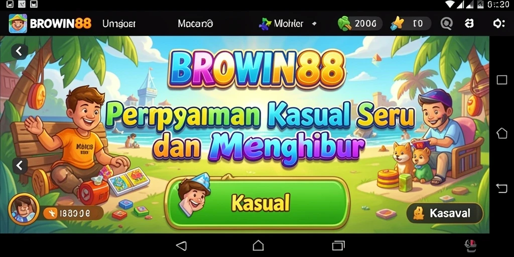 Screenshot BROWIN88 menampilkan antarmuka permainan yang menarik.