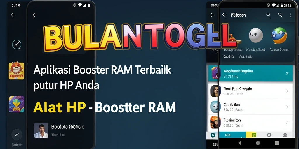 Antarmuka BULANTOGEL untuk optimasi RAM yang efektif.